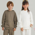 Children Casual Activewear 100% cotton Hoodie LL-BW14 print logo 1