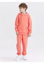 Children Casual Activewear 100% cotton Hoodie LL-BW14 print logo 42