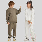 Children Casual Activewear 100% cotton Hoodie LL-BW14 print logo 19