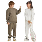 Children Casual Activewear 100% cotton Hoodie LL-BW14 print logo 16