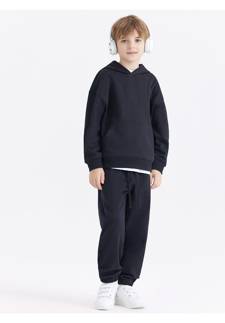 Children Casual Activewear 100% cotton Hoodie LL-BW14 print logo 44