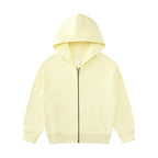 Children Sports Fitness 100% cotton Zip Up Hoodie LL-BW15 print logo 9
