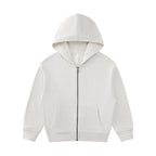 Children Sports Fitness 100% cotton Zip Up Hoodie LL-BW15 print logo 13
