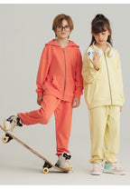 Children Sports Fitness 100% cotton Zip Up Hoodie LL-BW15 print logo 30