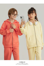Children Sports Fitness 100% cotton Zip Up Hoodie LL-BW15 print logo 26