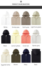 Children Sports Fitness 100% cotton Zip Up Hoodie LL-BW15 print logo 43