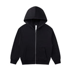 Children Sports Fitness 100% cotton Zip Up Hoodie LL-BW15 print logo 7
