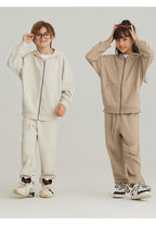 Children Sports Fitness 100% cotton Zip Up Hoodie LL-BW15 print logo 35