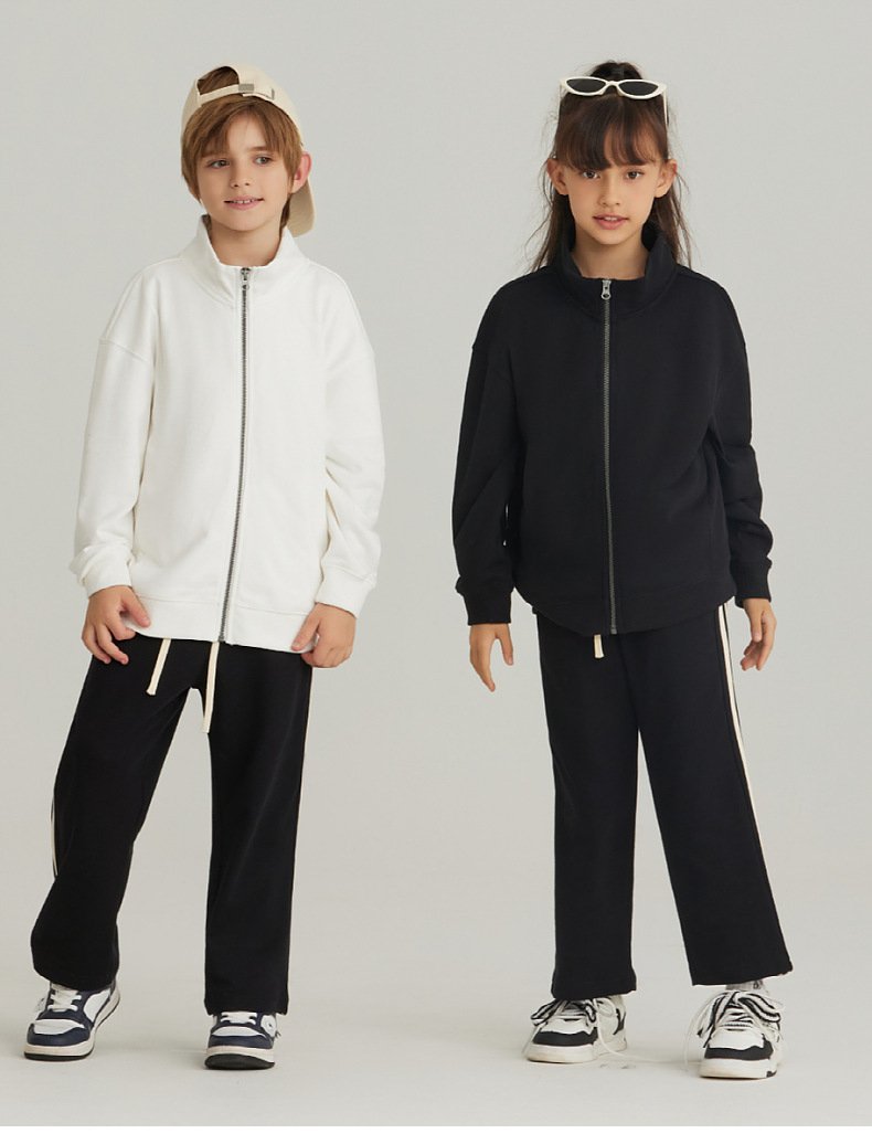 Children Casual Sports 100% cotton Jacket LL-BW25 print logo 25