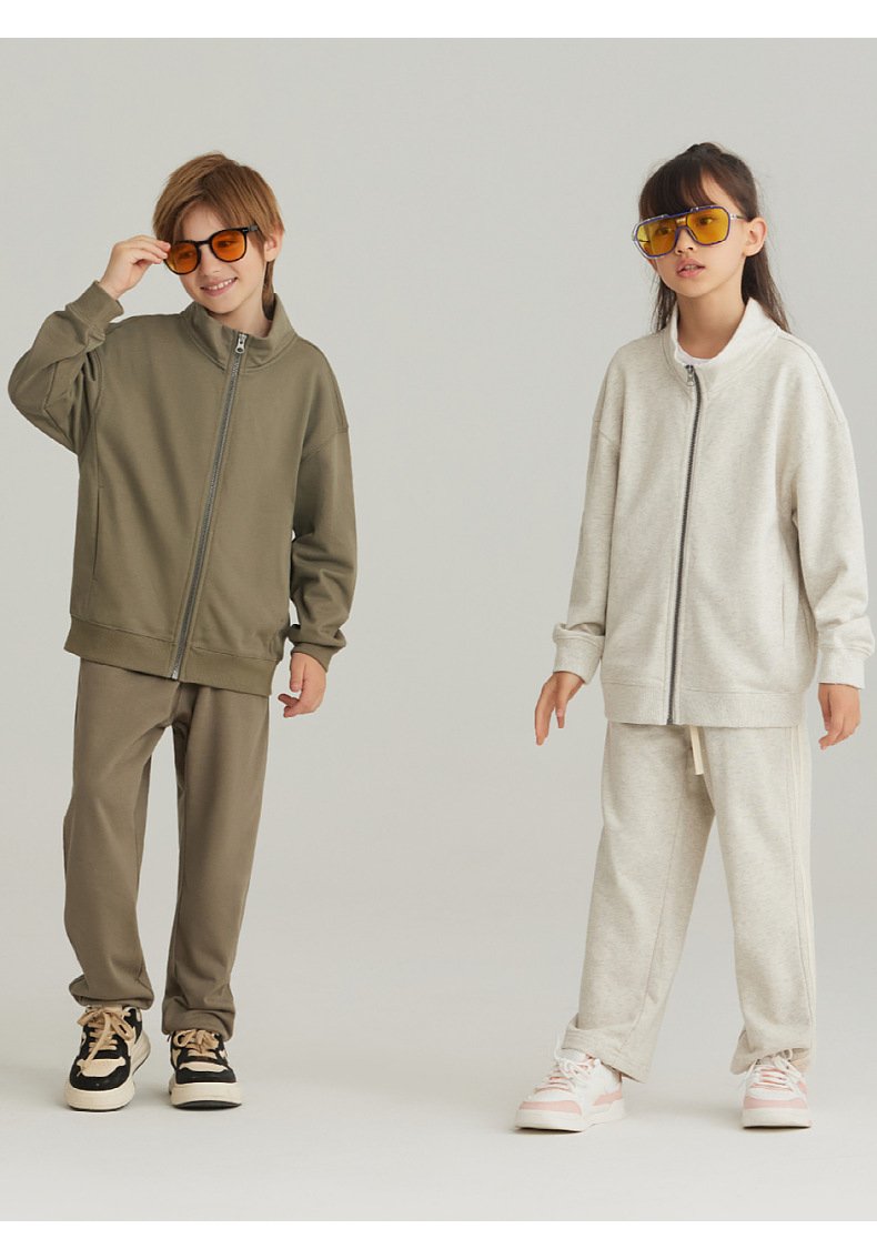 Children Casual Sports 100% cotton Jacket LL-BW25 print logo 33