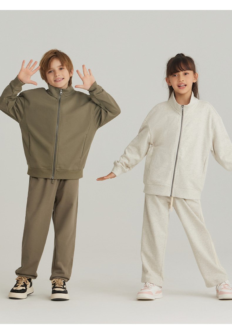 Children Casual Sports 100% cotton Jacket LL-BW25 print logo 30
