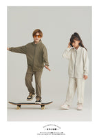 Children Casual Sports 100% cotton Jacket LL-BW25 print logo 34