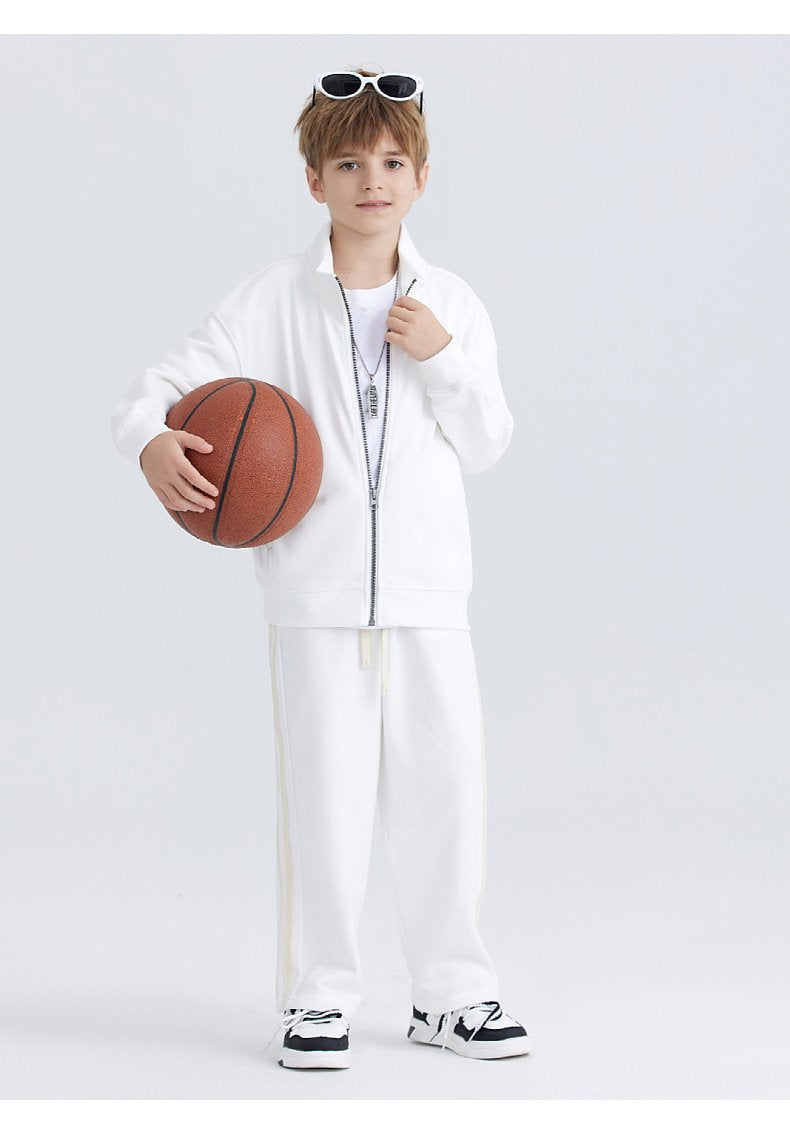 Children Casual Sports 100% cotton Jacket LL-BW25 print logo 38