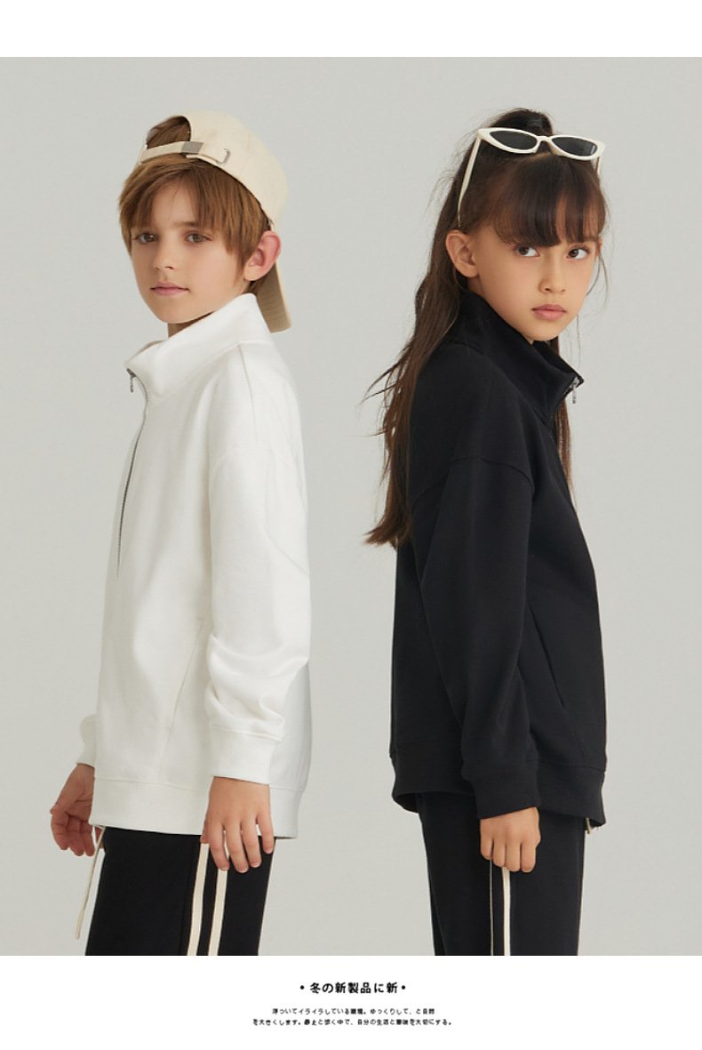 Children Casual Sports 100% cotton Jacket LL-BW25 print logo 23