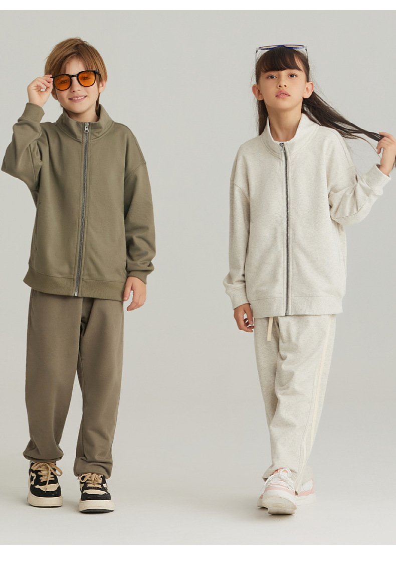Children Casual Sports 100% cotton Jacket LL-BW25 print logo 31