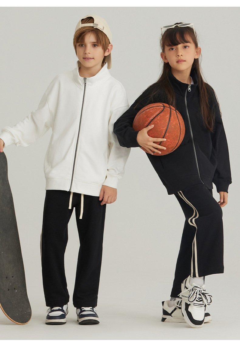 Children Casual Sports 100% cotton Jacket LL-BW25 print logo 27