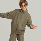 Children Casual Sports 100% cotton Jacket LL-BW25 print logo 19