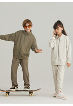 Children Casual Sports 100% cotton Jacket LL-BW25 print logo 35