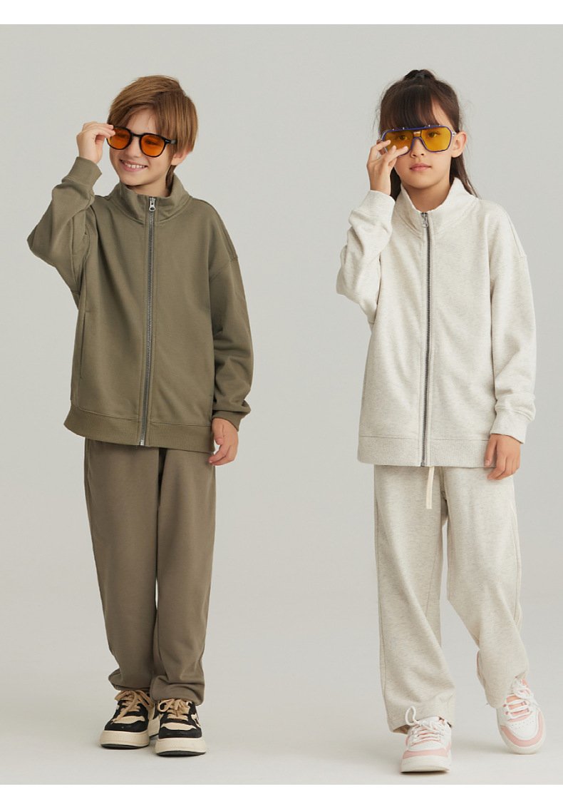 Children Casual Sports 100% cotton Jacket LL-BW25 print logo 32