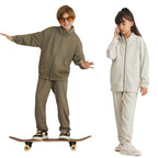Children Casual Sports 100% cotton Jacket LL-BW25 print logo 12