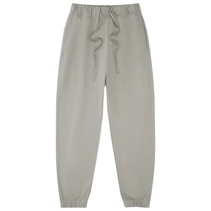 Mens Sports Fitness 100%cotton French Terry Jogger Pants LL-K8 print logo 5