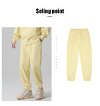 Mens Sports Fitness 100%cotton French Terry Jogger Pants LL-K8 print logo 29