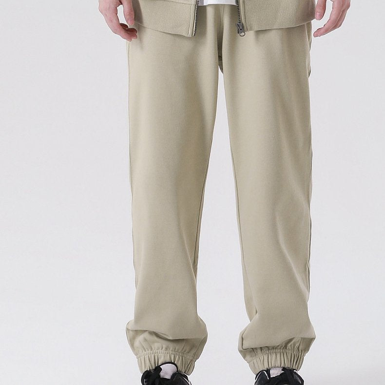 Mens Sports Fitness 100%cotton French Terry Jogger Pants LL-K8 print logo 1
