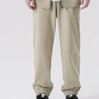 Mens Sports Fitness 100%cotton French Terry Jogger Pants LL-K8 print logo 1