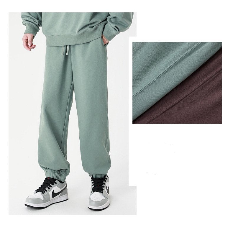 Mens Sports Fitness 100%cotton French Terry Jogger Pants LL-K8 print logo 30