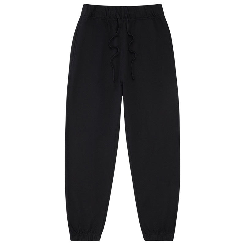 Mens Sports Fitness 100%cotton French Terry Jogger Pants LL-K8 print logo 6