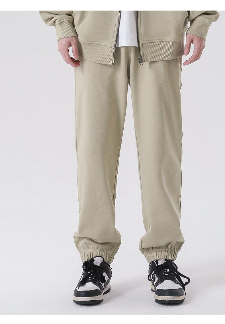Mens Sports Fitness 100%cotton French Terry Jogger Pants LL-K8 print logo 38