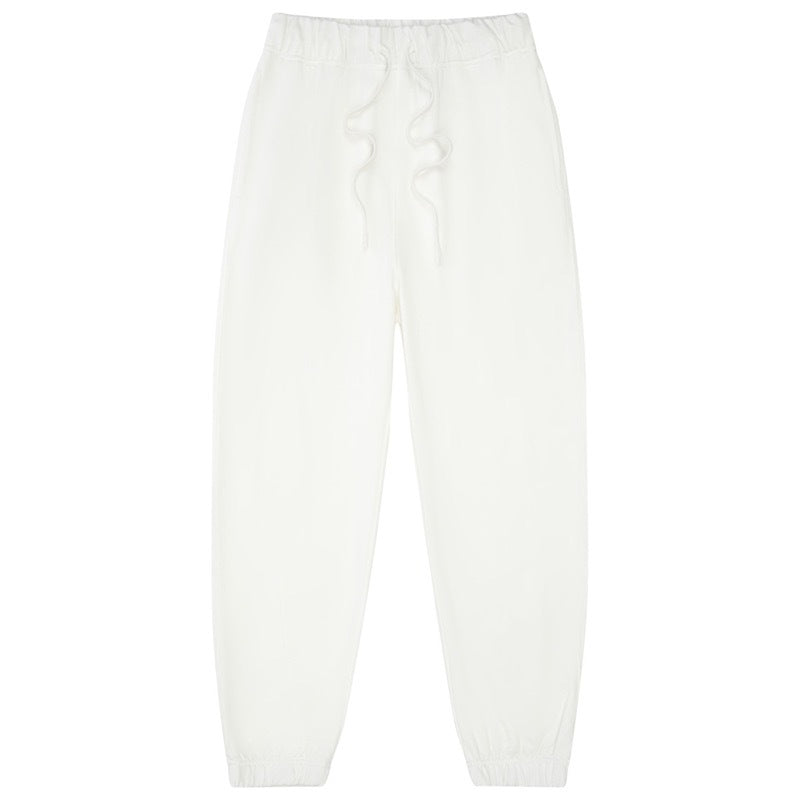 Mens Sports Fitness 100%cotton French Terry Jogger Pants LL-K8 print logo 3