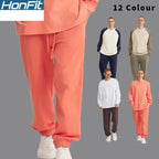 Mens Sports Fitness 100%cotton French Terry Jogger Pants LL-K8 print logo 23