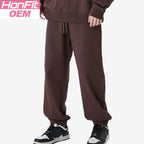 Mens Sports Fitness 100%cotton French Terry Jogger Pants LL-K8 print logo 20