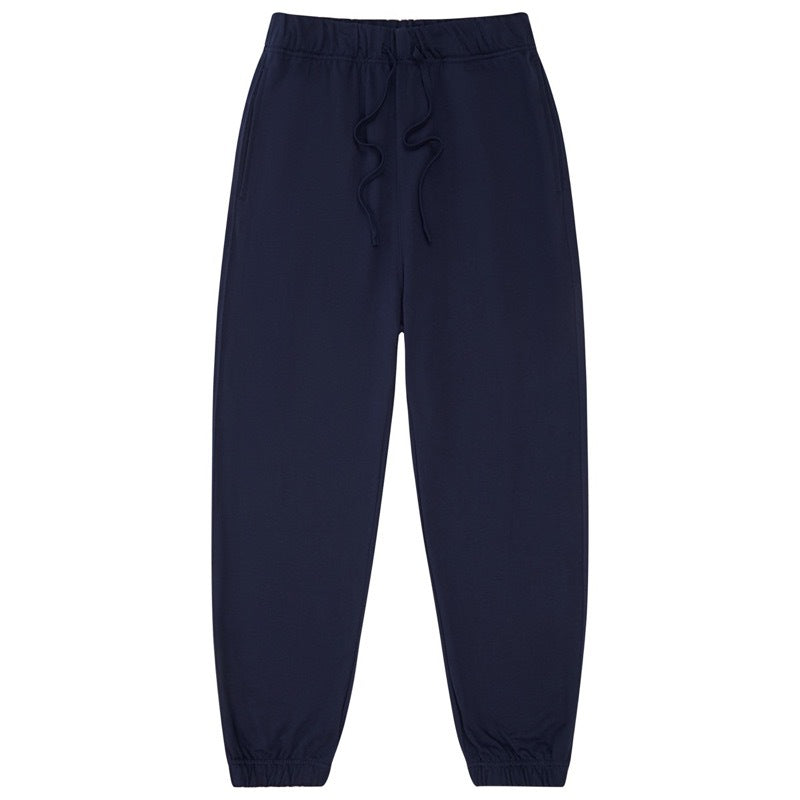 Mens Sports Fitness 100%cotton French Terry Jogger Pants LL-K8 print logo 4