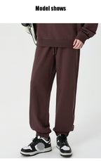 Mens Sports Fitness 100%cotton French Terry Jogger Pants LL-K8 print logo 32