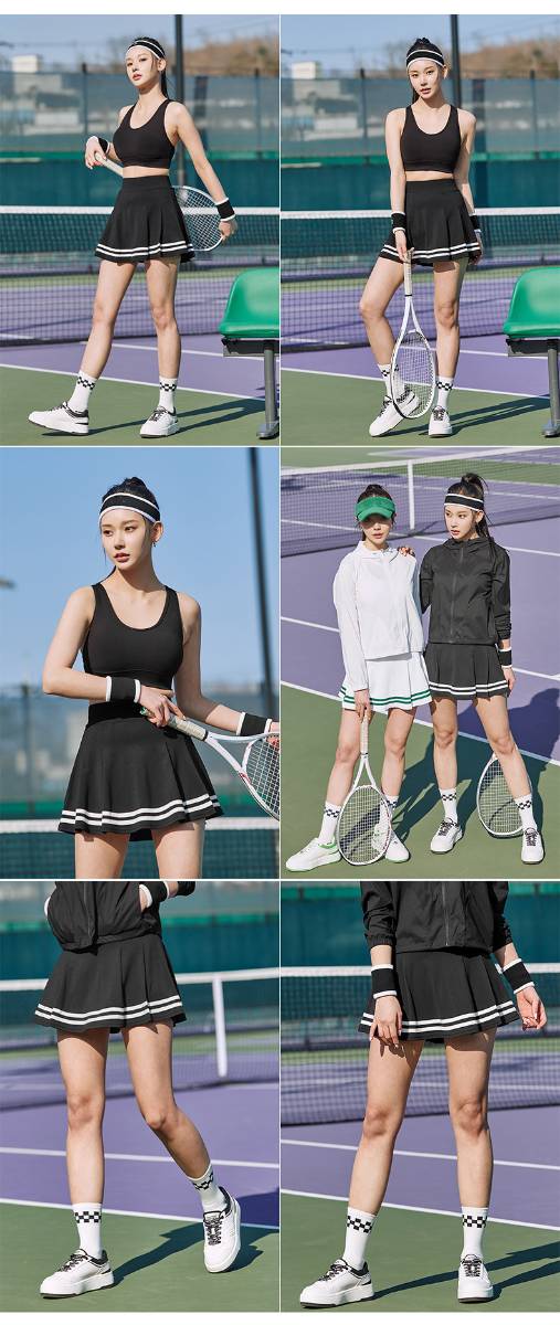 Womens Sports Training 75%Nyolon 25%Spandex Tennis Skirt LN13 print logo 27