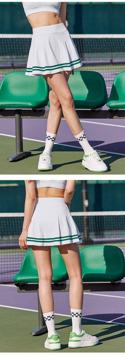 Womens Sports Training 75%Nyolon 25%Spandex Tennis Skirt LN13 print logo 29