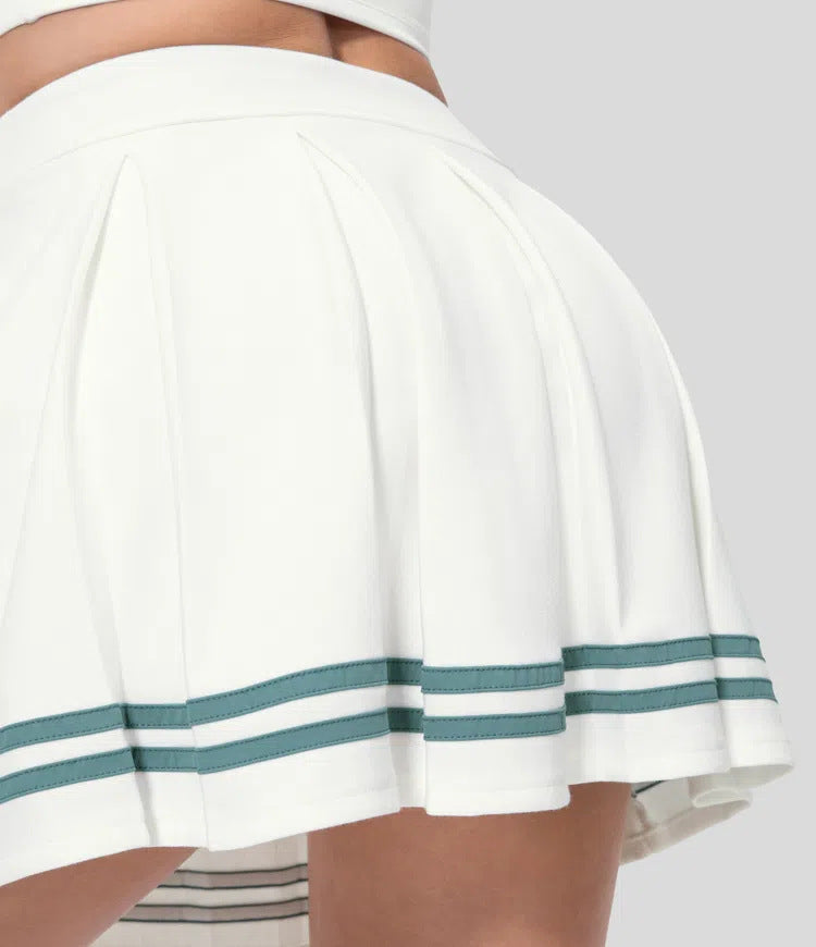 Womens Golf Sports 80%Cotton 20%Spandex Tennis Skirt LN16 print logo 18