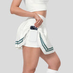 Womens Golf Sports 80%Cotton 20%Spandex Tennis Skirt LN16 print logo 2
