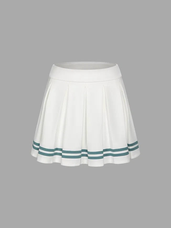 Womens Golf Sports 80%Cotton 20%Spandex Tennis Skirt LN16 print logo 7