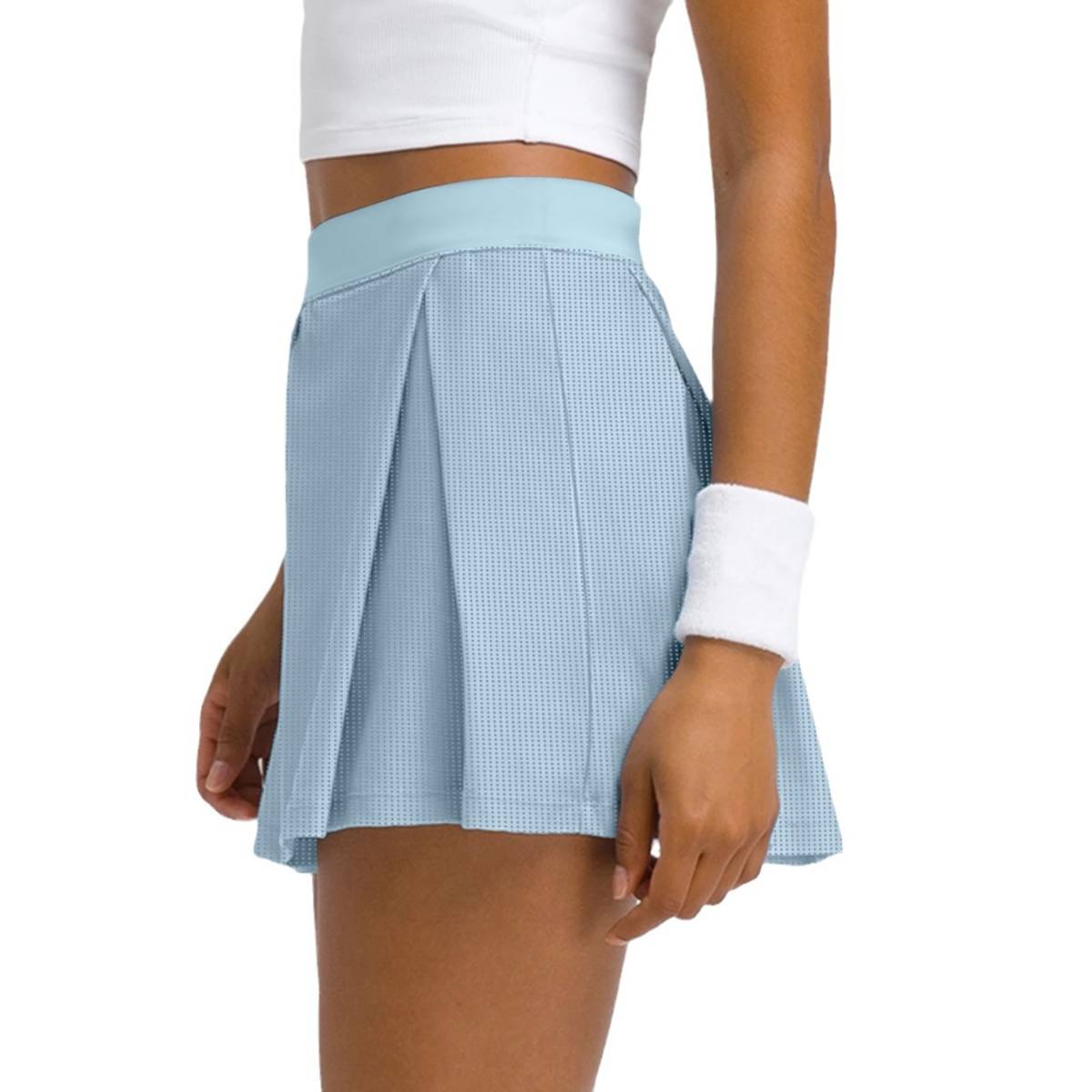 Womens Activewear Training 80%Nyolon 20%Spandex Tennis Skirt LN17 print logo 8
