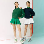 Womens Casual Sports Nylon Spandex Tennis Set LN22-LN21 - Coat print logo 10