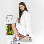 Womens Casual Sports Nylon Spandex Tennis Set LN22-LN21 - Coat print logo 28