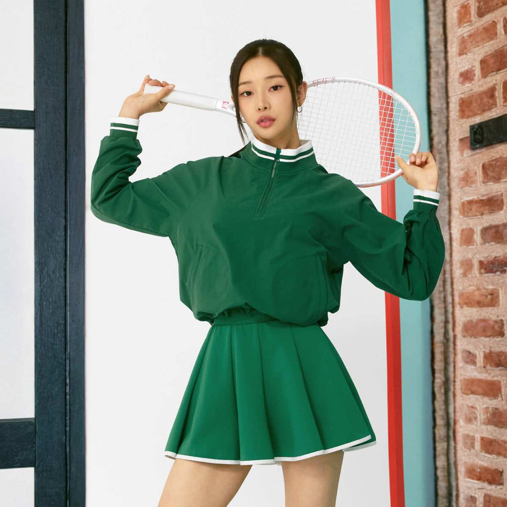 Womens Casual Sports Nylon Spandex Tennis Set LN22-LN21 - Coat print logo 3