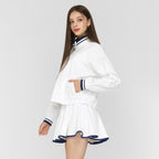 Womens Casual Sports Nylon Spandex Tennis Set LN22-LN21 - Coat print logo 33