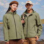 Mens Outdoor Sports  100%Nylon Hiking Jacket M-521 print logo 1