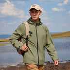 Mens Outdoor Sports  100%Nylon Hiking Jacket M-521 print logo 14