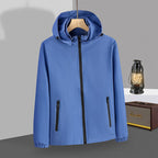 Mens Sportswear Waterproof 100%Polyester Hiking Jacket print logo 10