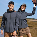 Mens Sportswear Waterproof 100%Polyester Hiking Jacket print logo 40